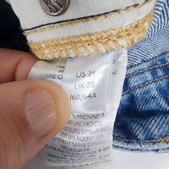 Free People We The Free Marion High Waisted Jean in Celeste Size 25 - Picture 10 of 14